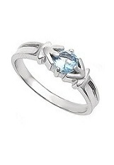 delightful tiny sterling silver birthstone rings for babies        